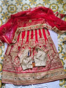 Red Bridal Lehenga Choli