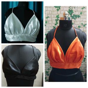 3 Combo Blouses Crisscross Back