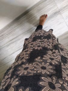 Knee Length Grey Pinkish Coloured Skirt