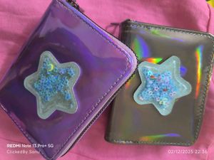 Grab Sale% Star Shimmer Wallet for Kids(1 pc multi