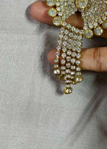 Vintage Rhinestone Statement Earrings