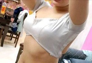 Silver Tissue Padded Drawstring Blouse