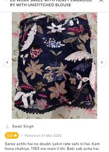 Elegant Floral Saree
