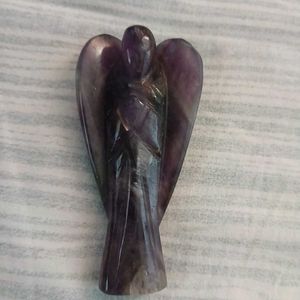 Amethyst Crystal Angel Figurine