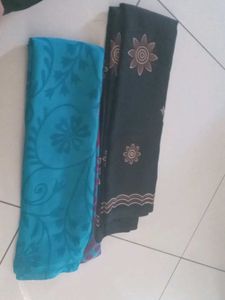 Black &amp; Blue Sarees