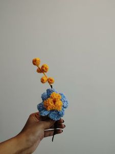 Crochet Flower Stick