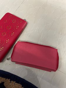 Combo Of Two Red Purse