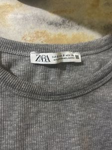 Stylish Grey Crop Top