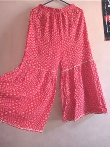 Red Embroidered Sleeveless Dress