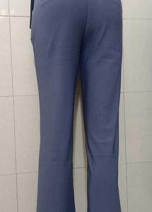Blue Flared Pants