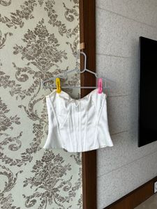 White Corset Top