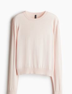 H&m short fine knit jumper