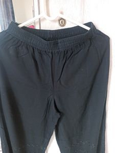Black Palazzo And Kurta - Size S