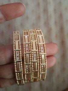 Set of 4 Golden Bangles