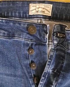 Only and Sons dark Wash Denim Jeans