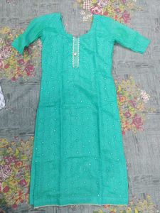 Afgani Salwar Suit With Organza Dupatta