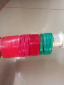 Light Pink, Dark Pink, Maroon, Sky Bangles