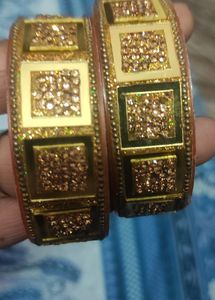 Golden Kada Set For Women