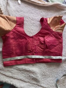Onion Pink Saree With Blouse