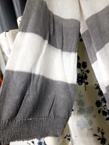 Korean Striped Sweater Dress