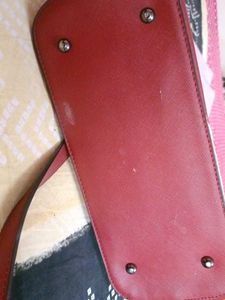 Michael Kors Red Tote Bag