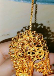 1 gram Elegant Gold-Plated Jhumka Neck