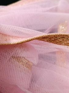 Pink Net Dupattaa
