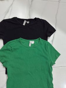 H&amp;M T-Shirt Set Size -S