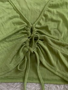 Green Long Sleeve Top