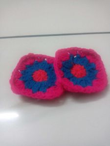 Crochet Granny Square Coasters