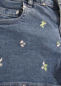 Denim Shorts (Size 7 To 8 Year)