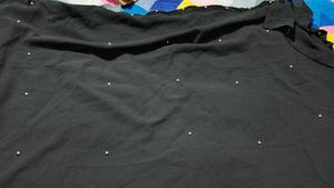 Black Frock With Dupatta