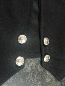 Black Jacket With Waistcoat Design