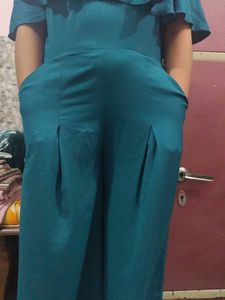 Stylish Teal Jumpsuit