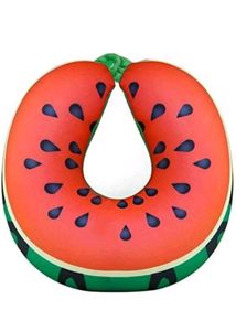 Watermelon U-Shaped Neck Pillow - Travel Comfort