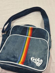 BIG Gola Brand Sling Denim Bag