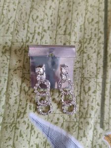 Sparkling Earrings and Oxidised
