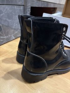 Black Combat Shoes For Women