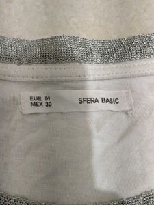 new women White T-Shirt