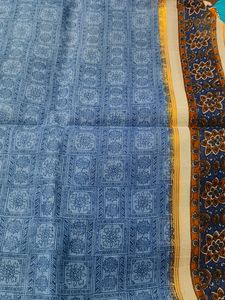 Blue Colour Fashionable Saree