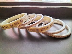 White Bangle Set