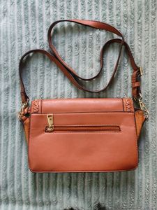 Combo Of 2 Paprika Sling Bags | Brown | Snake Print | Green