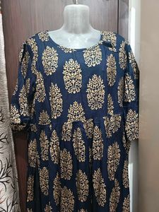 New Black And Golden Naira Kurta