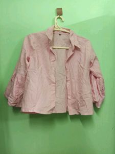 Pink Striped Shirt