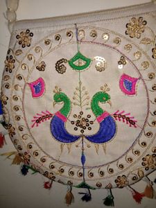 Embroidered Crossbody Bag