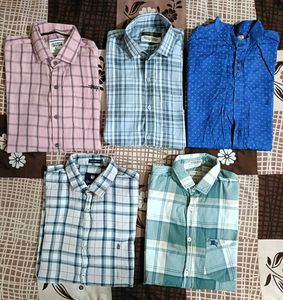 Combo Of 5 Cotton Shirt