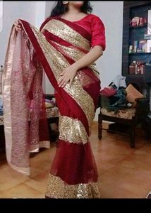 sequence saree