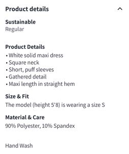 White Square Neck Puff Sleeve Tie Up Maxi Dres