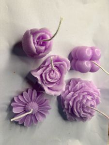 Floral Scented Candles set of five