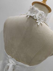 embellished white gown